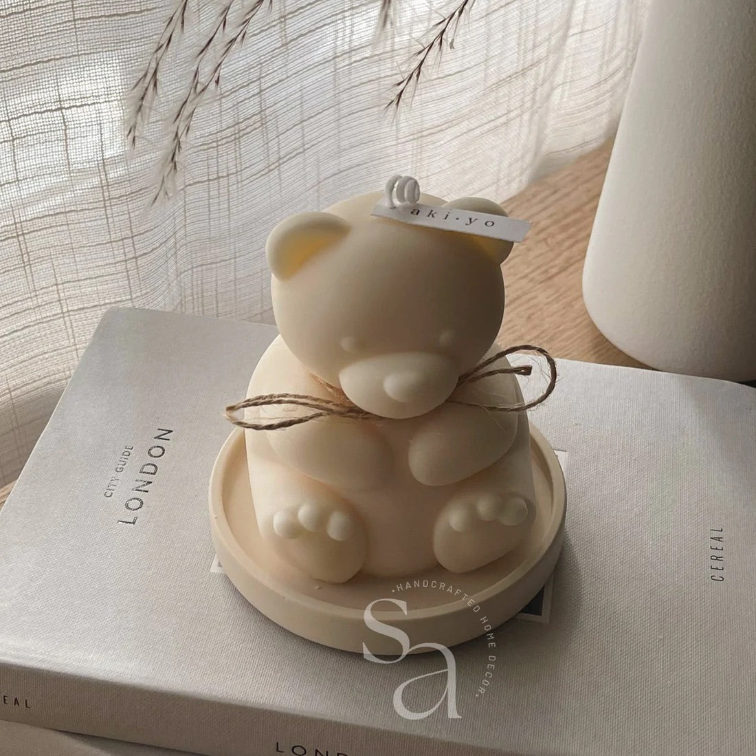 Teddy Bear Candle – wickly candle