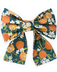 Simply The Zest Oranges Dog Sailor Bow - SUNNY TAILS