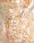 Peach Waterproof Cloud Dog Leash | Lightweight PVC Leash | Odor Proof, Stink Proof, and Durable | Available in 3 Lengths