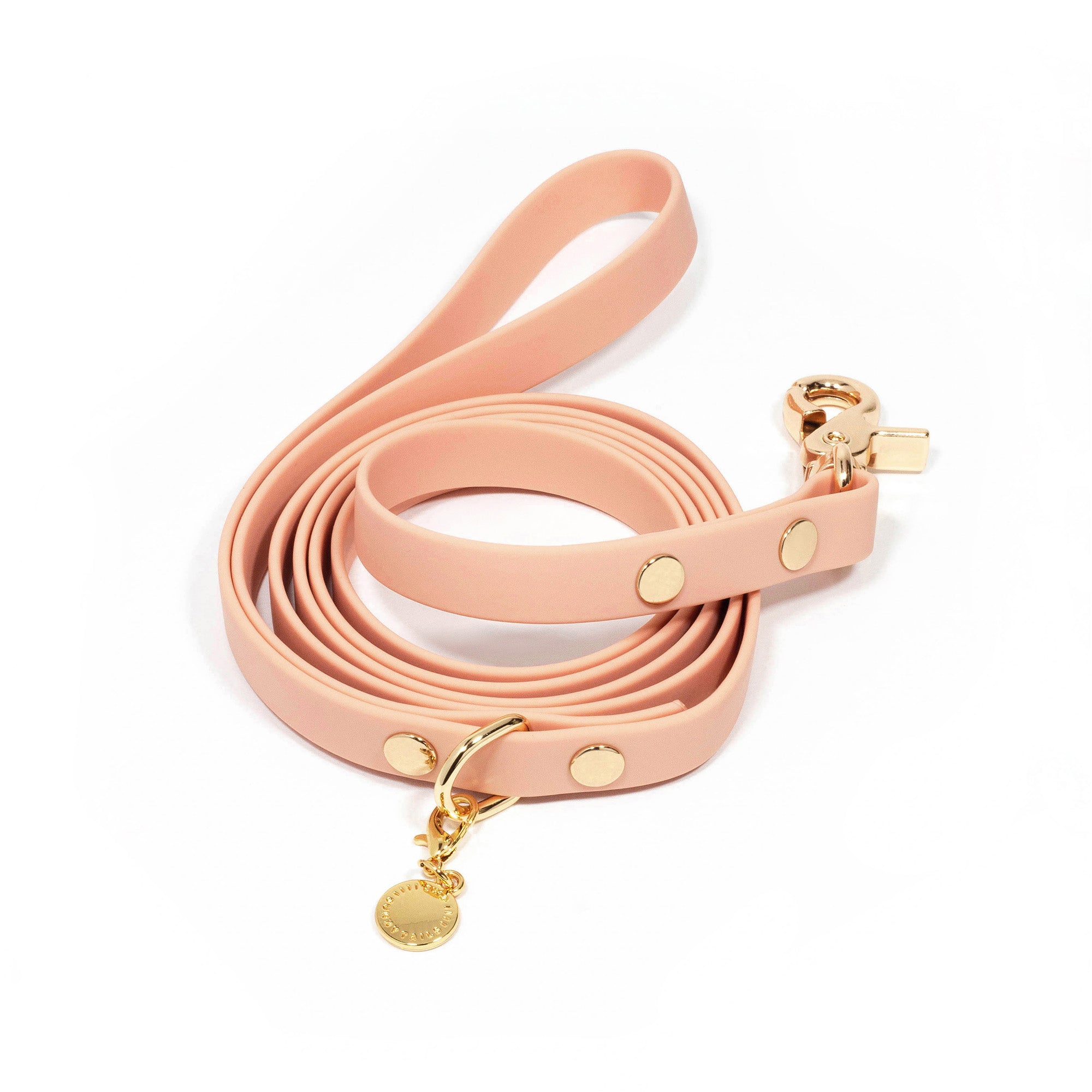 Peach Waterproof Cloud Dog Leash | Lightweight PVC Leash | Odor Proof, Stink Proof, and Durable | Available in 3 Lengths