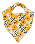 Poppy Flowers Canvas Dog Bandana - SUNNY TAILS
