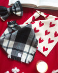 Be My Valentine Corduroy Dog Bandana | White and Red Hearts Valentine Bandana | Shop Sunny TailsBe My Valentine Corduroy Dog Bandana | White and Red Hearts Valentine Bandana | Shop Sunny Tails