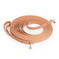 Chai Brown Waterproof Cloud 30 Ft Dog Leash | Lightweight PVC Long Leash | Odor Proof, Stink Proof, and Durable Dog Lead | Available in 3 Lengths