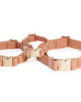 Chai Brown Waterproof Dog Collar | Brown Taupe Quick Release Collar | Available in 3 Sizes | Durable Dog Collars | Shop Sunny Tails