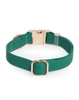 Meadow Green Waterproof Dog Collar | Dark Green Quick Release Collar | Available in 3 Sizes | Durable Dog Collars | Shop Sunny Tails