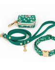 Meadow Green Floral Dog Collar - SUNNY TAILS