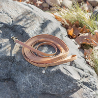 Chai Brown Waterproof Cloud 30 Ft Dog Leash | Lightweight PVC Long Leash | Odor Proof, Stink Proof, and Durable Dog Lead | Available in 3 Lengths