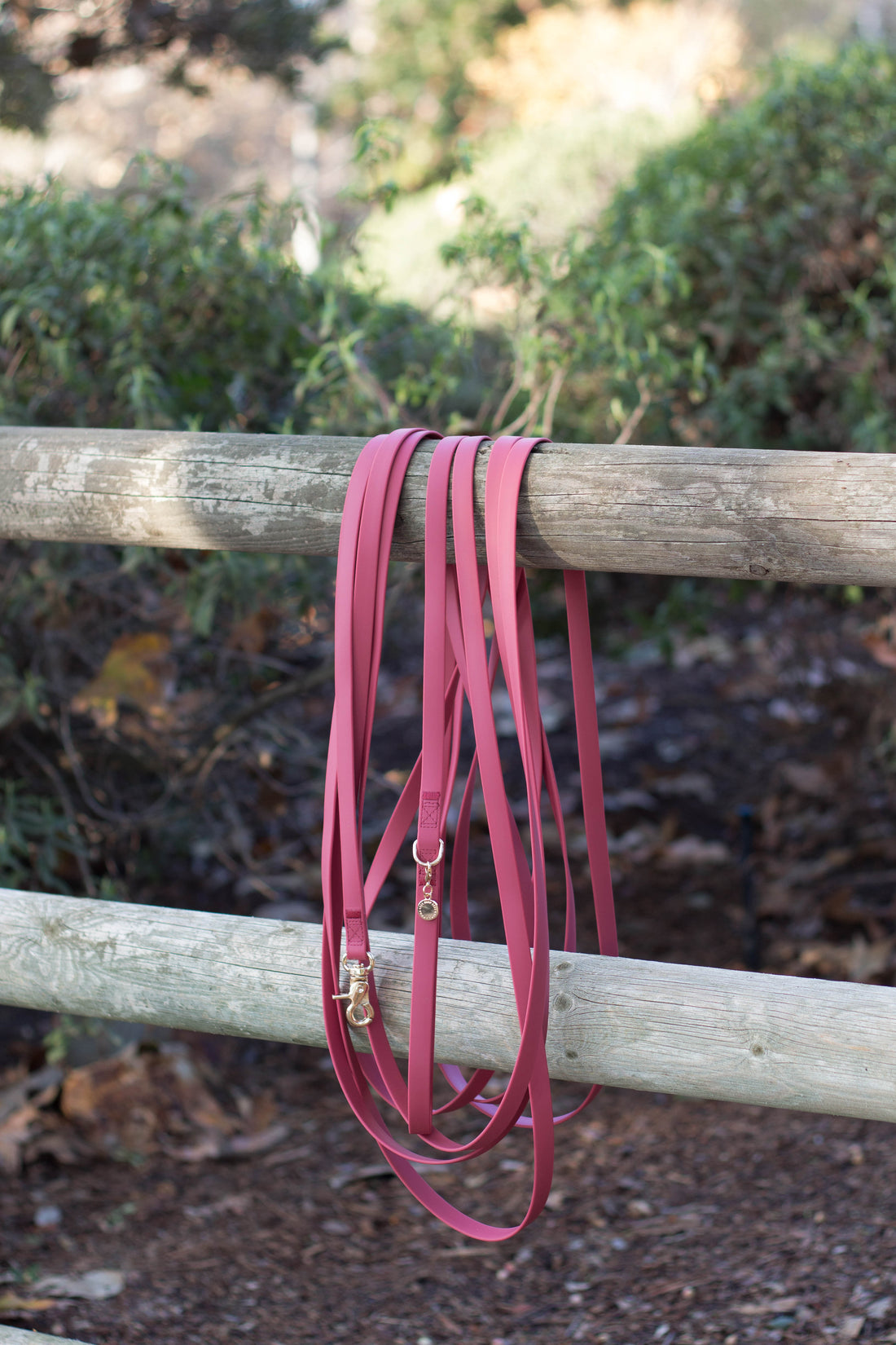 Mulberry Burgundy Waterproof Cloud 30 Ft Dog Leash | Lightweight PVC Long Leash | Odor Proof, Stink Proof, and Durable Dog Lead | Available in 3 Lengths