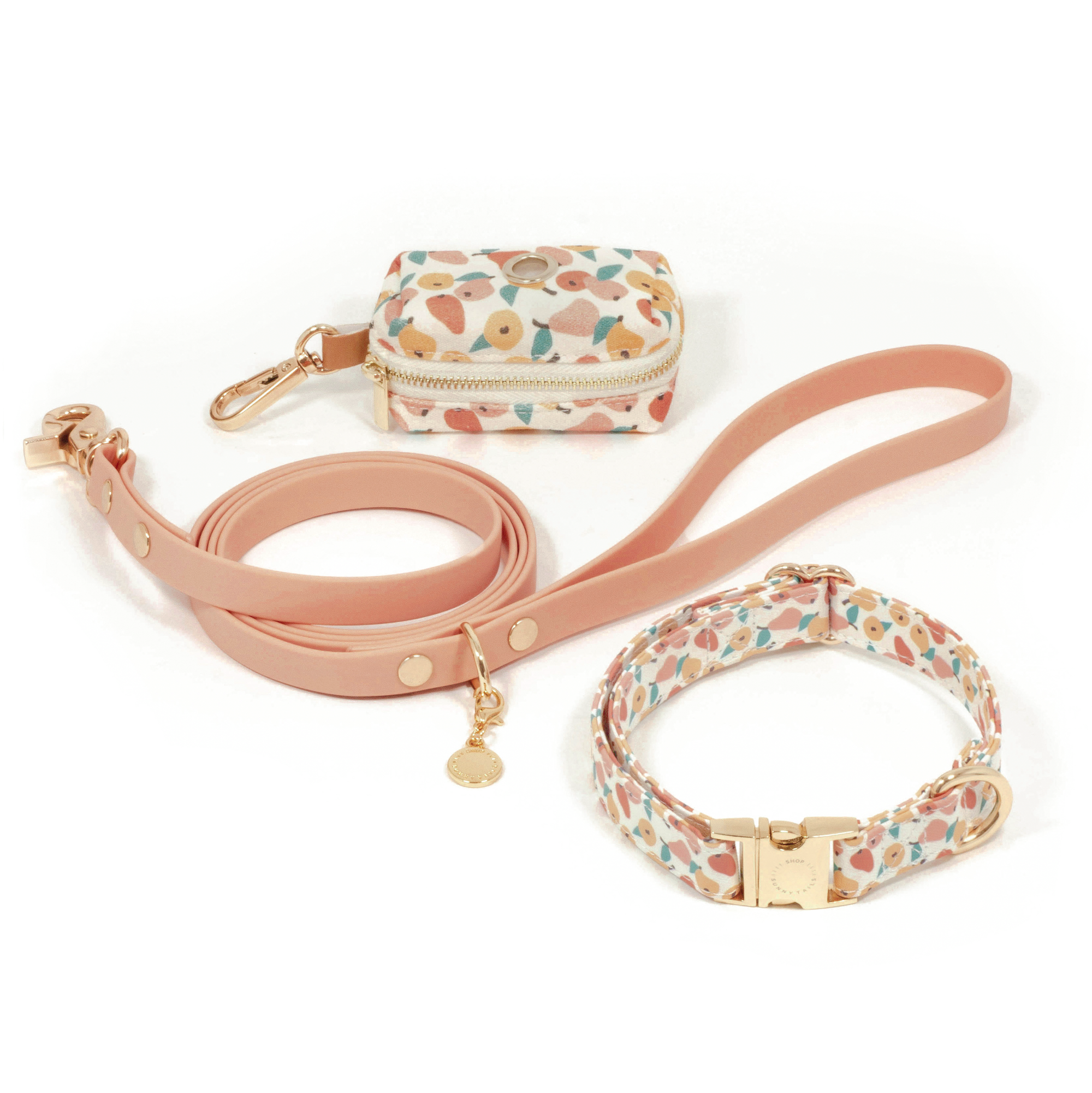 Peach Waterproof Cloud Dog Leash | Lightweight PVC Leash | Odor Proof, Stink Proof, and Durable | Available in 3 Lengths