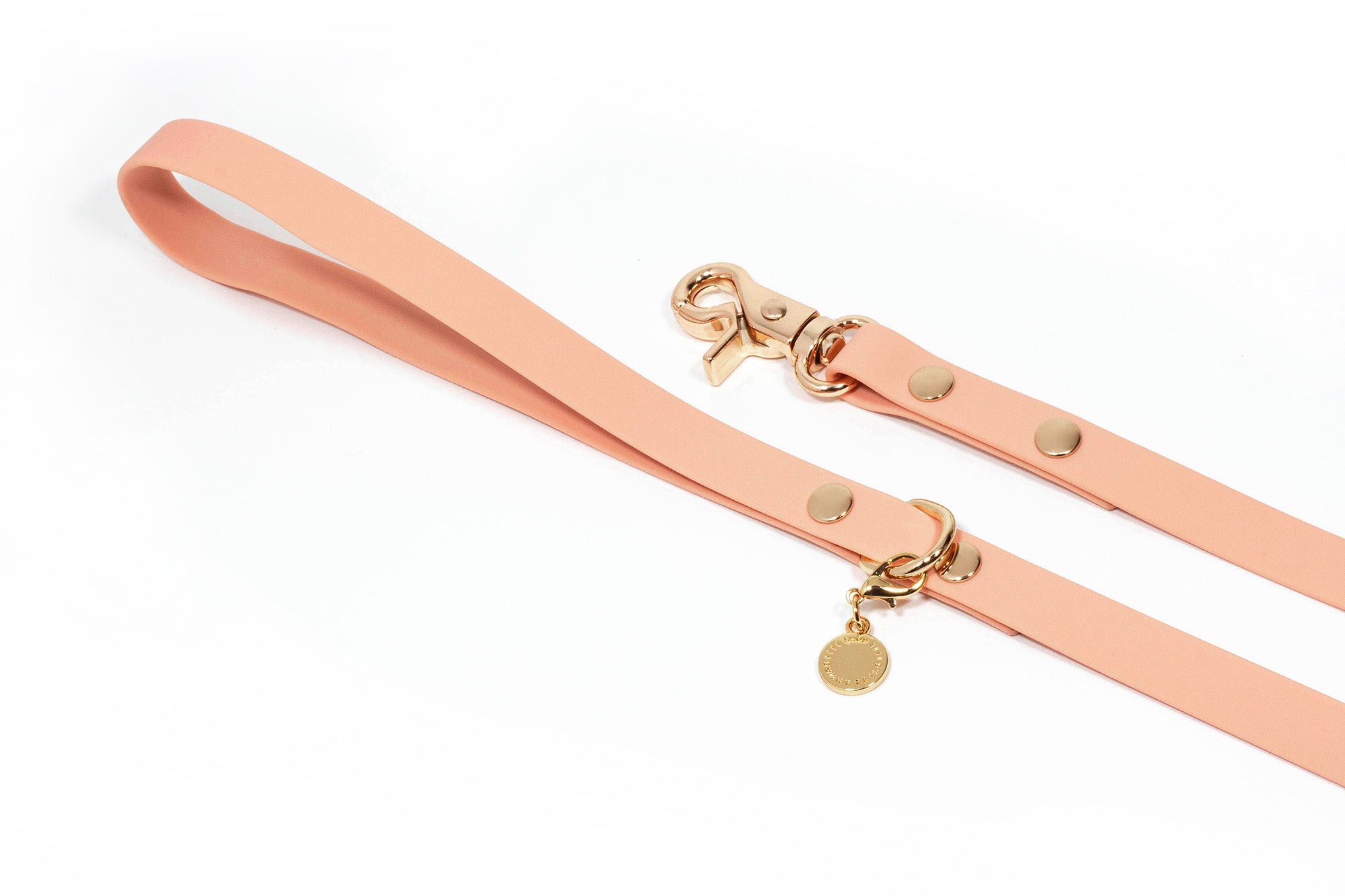 Peach Waterproof Cloud Dog Leash | Lightweight PVC Leash | Odor Proof, Stink Proof, and Durable | Available in 3 Lengths