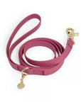Mulberry Burgundy Waterproof Cloud Dog Leash | Lightweight PVC Leash | Odor Proof, Stink Proof, and Durable | Available in 3 Lengths