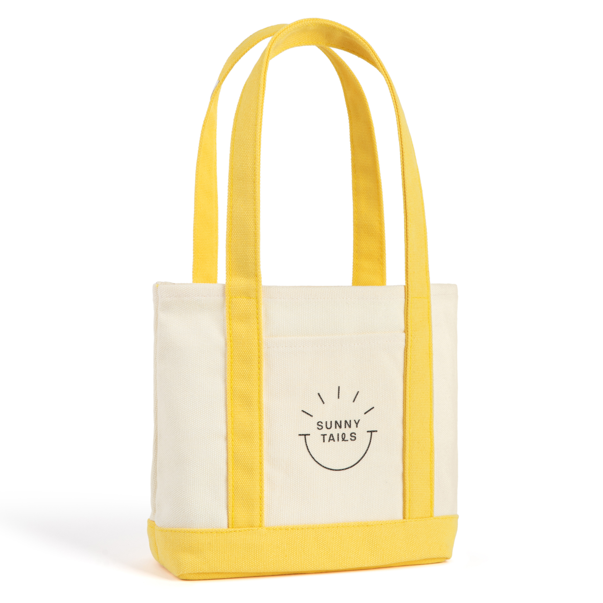 Sunny Tails Mini Canvas Tote Bag