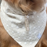 Eyelet Daisies Dog Bandana