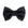 Black Linen Dog Bow Tie - SUNNY TAILS