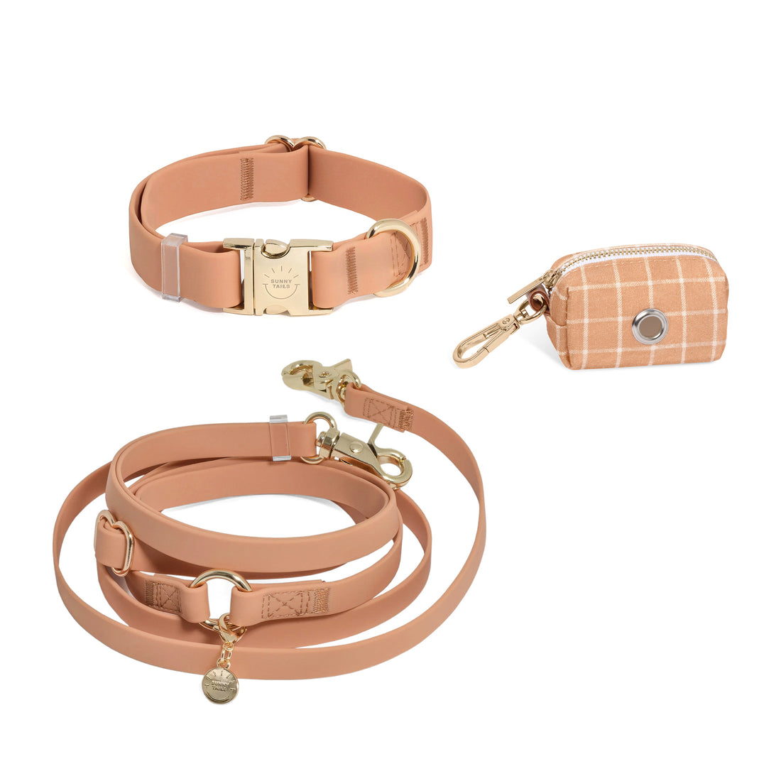 Chai Brown Cloud Dog Collar Bundle