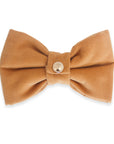 Caramel Corduroy Dog Bow Tie