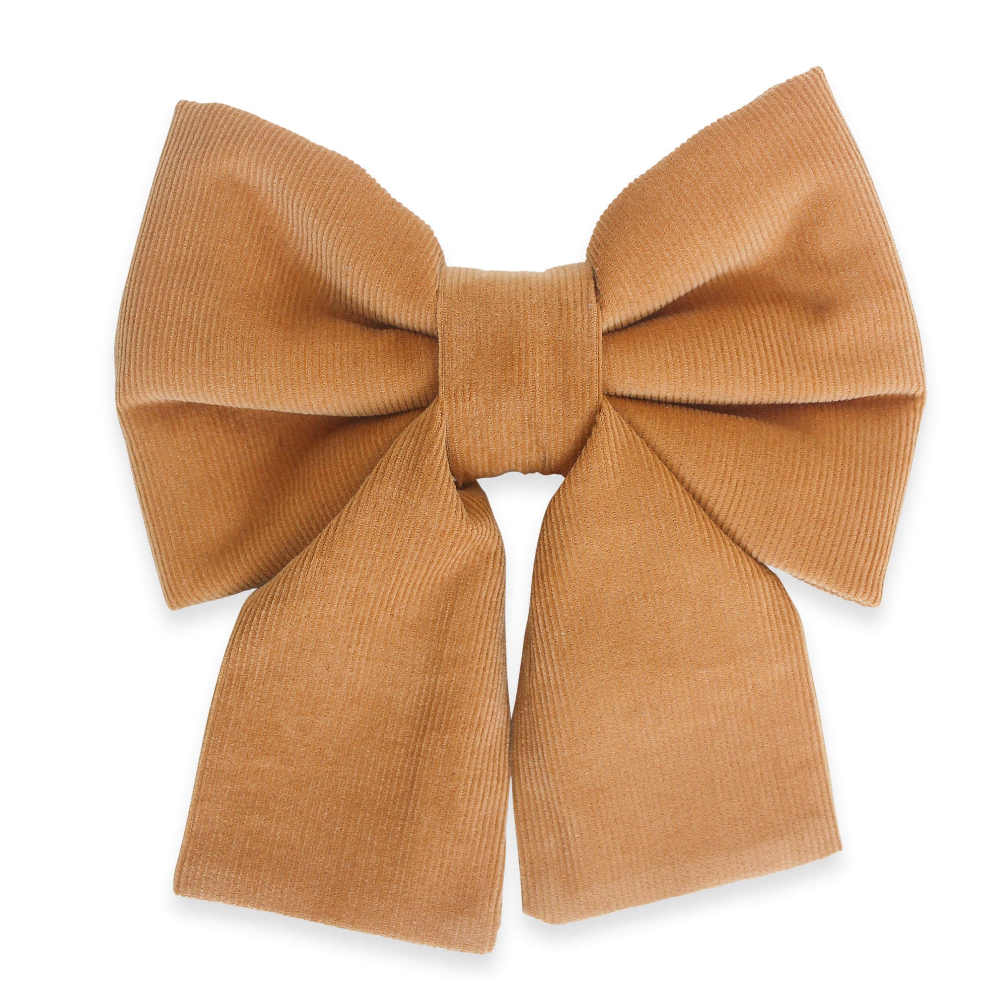 Caramel Corduroy Dog Sailor Bow - SUNNY TAILS