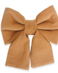 Caramel Corduroy Dog Sailor Bow - SUNNY TAILS