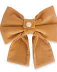 Caramel Corduroy Dog Sailor Bow - SUNNY TAILS