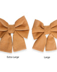 Caramel Corduroy Dog Sailor Bow - SUNNY TAILS