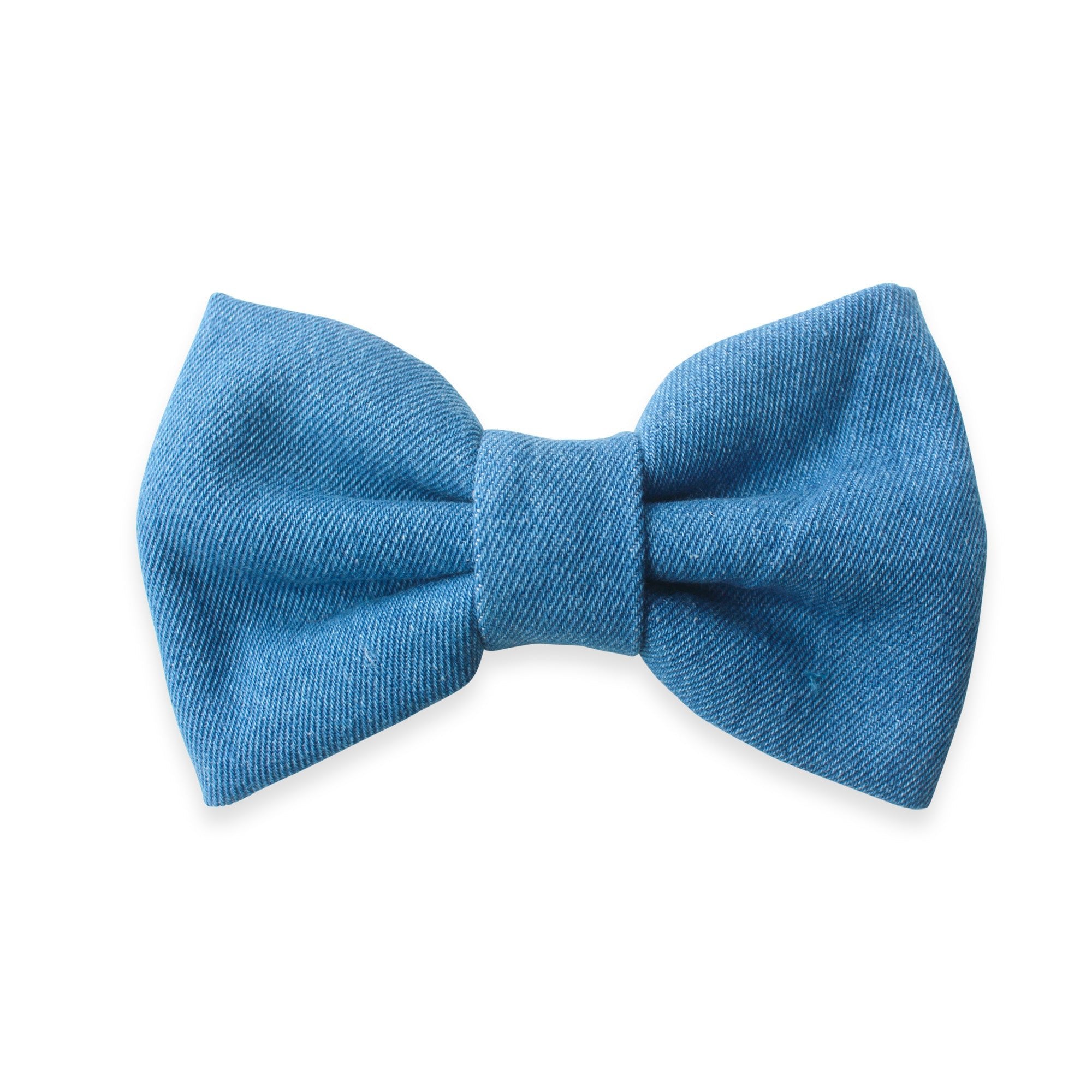 Indigo Blue Denim Dog Bow Tie - SUNNY TAILS