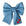 Denim Hearts Dog Sailor Bow