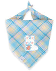 Spring Plaid Boba Bunny Dog Bandana - SUNNY TAILS