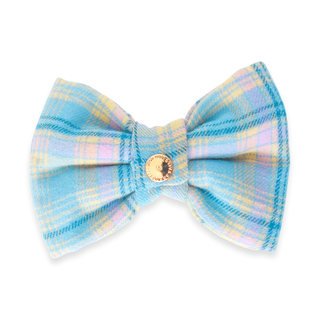 Easter Plaid Dog Bow Tie | Spring Dog Bow Tie | Shop Sunny Tails