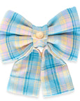 Easter Plaid Dog Sailor Bow | Spring Pastel Dog Sailor Bow | Shop Sunny Tails