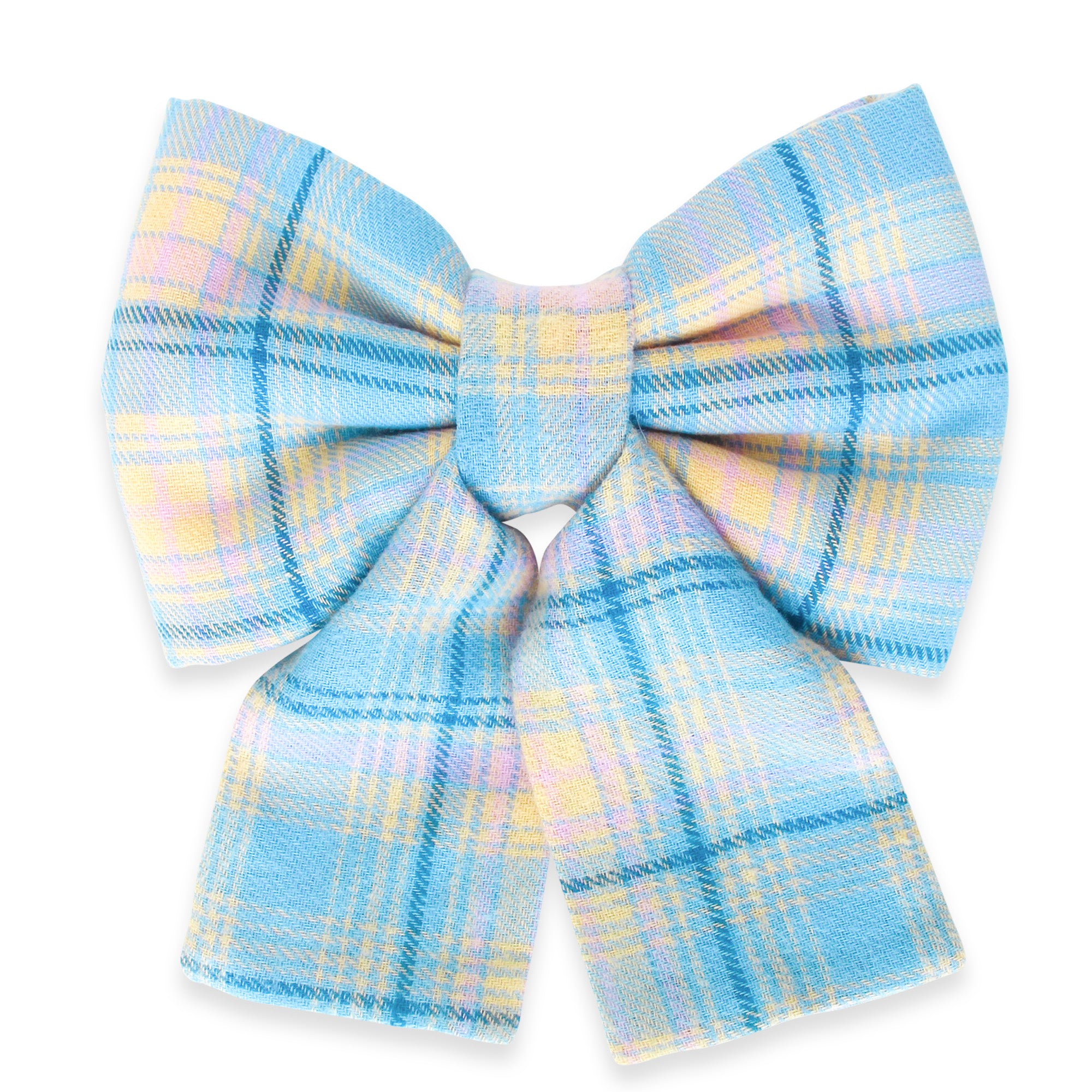 Easter Plaid Dog Sailor Bow | Spring Pastel Dog Sailor Bow | Shop Sunny Tails