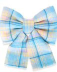 Easter Plaid Dog Sailor Bow | Spring Pastel Dog Sailor Bow | Shop Sunny Tails