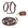 Espresso Brown Hands Free Leash |  Waste Dog Poop Bag Dispenser | Cloud Lite No Pull Dog Harness