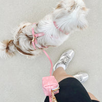 Perfect Pink Convertible Hands Free Cloud Dog Leash | Multifunctional, Waterproof, and Lightweight Dog Leash | Shop Sunny Tails