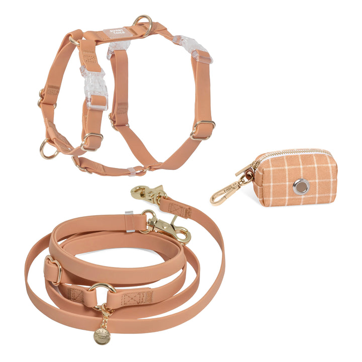 Chai Brown Cloud Lite Dog Harness Bundle