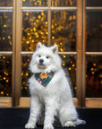 Gingerbread Green Tartan Flannel Dog Bandana - SUNNY TAILS