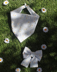 Embroidered Daisies Dog Bandana - SUNNY TAILS