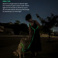 Lunar Glow Convertible Hands Free Cloud Dog Leash | Multifunctional, Glow in the Dark, and Lightweight Dog Leash | Shop Sunny Tails