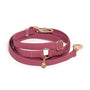 Mulberry Burgundy Wide 4 - in - 1 Convertible Hands Free Cloud Dog Leash - SUNNY TAILS