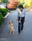 Cloud White Convertible Hands Free Cloud Dog Leash | Multifunctional, Waterproof, and Lightweight Dog Leash | Shop Sunny Tails