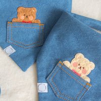 Pocket Teddy Friends Vol. 1 Dog Bandana - Brown | Teddy Bear Dog Bandana | Shop Sunny Tails