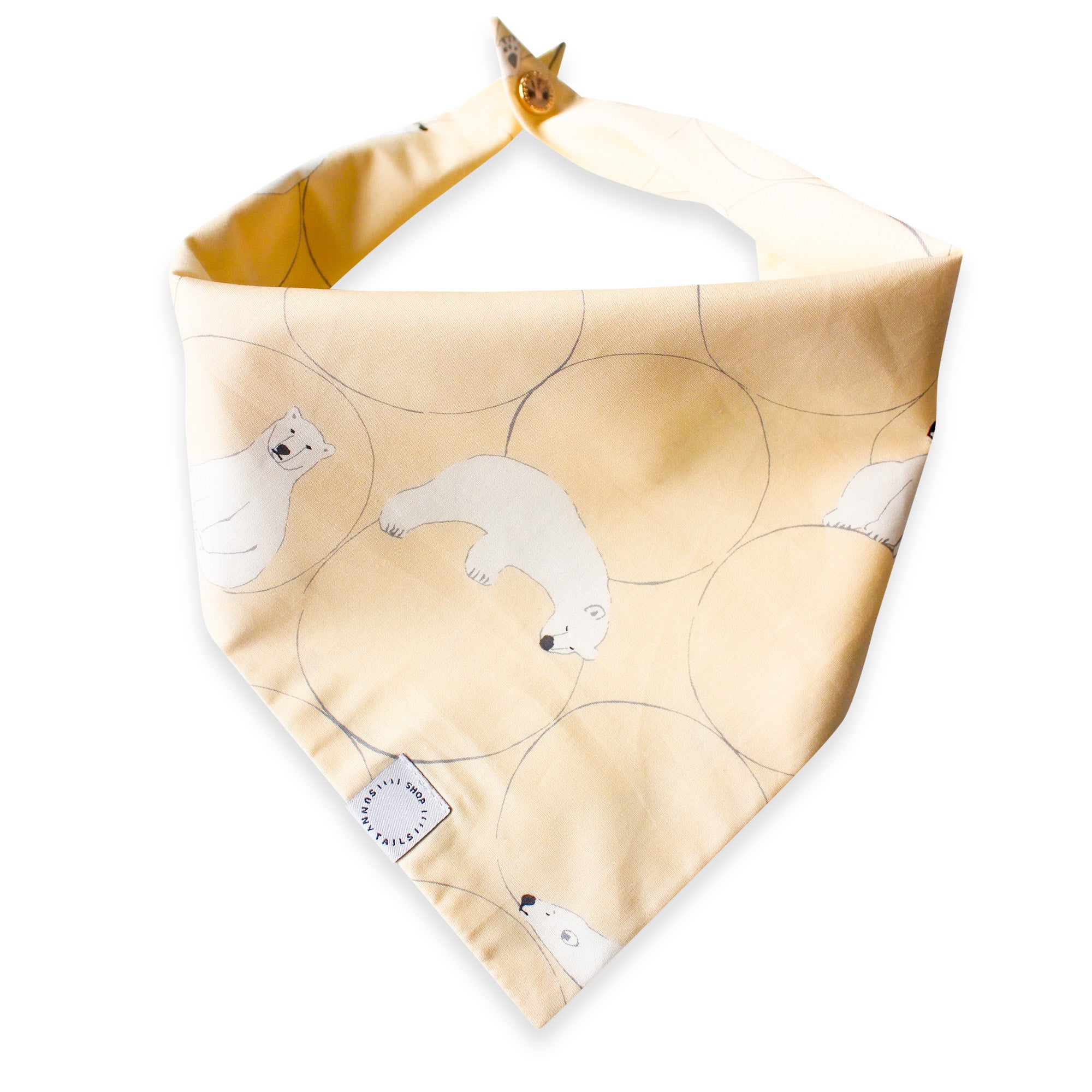 Polar Bear Daze Dog Bandana - SUNNY TAILS