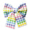 Rainbow Gingham Dog Sailor Bow | Summer Dog Sailor Bow | Shop Sunny Tails