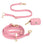 Perfect Pink Wide Cloud Convertible Leash Extension Bundle 3/4"