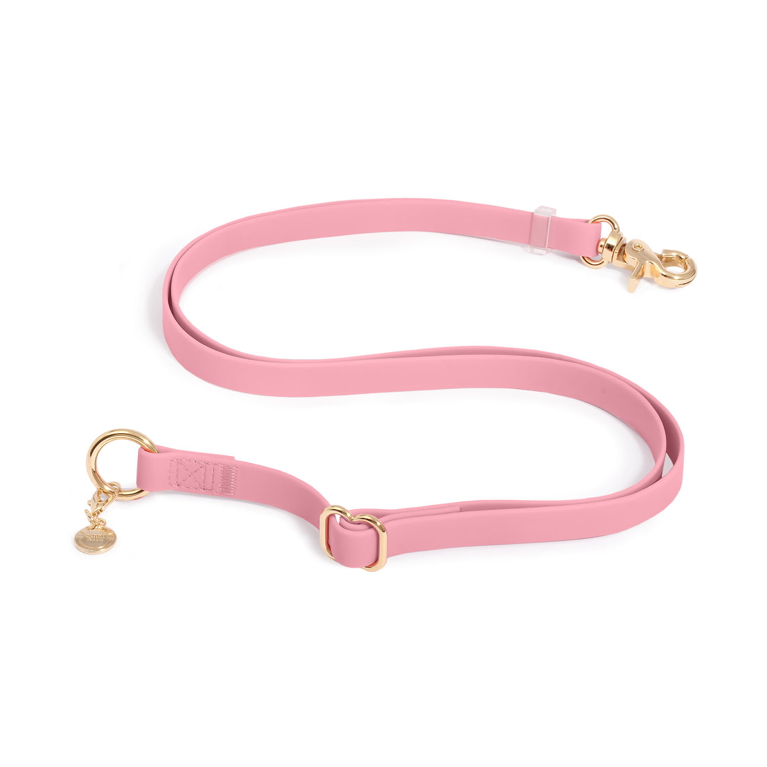 Perfect Pink Cloud Leash 4-Way Extension | Leash Connector | Extend Leash, Walk 2 Dogs, or Add a Traffic Handle