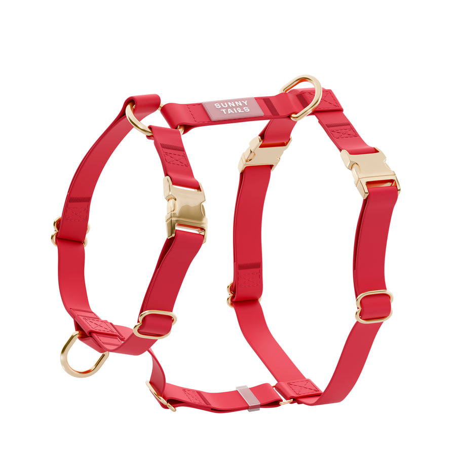 Cherry Red Cloud Lite Dog Harness