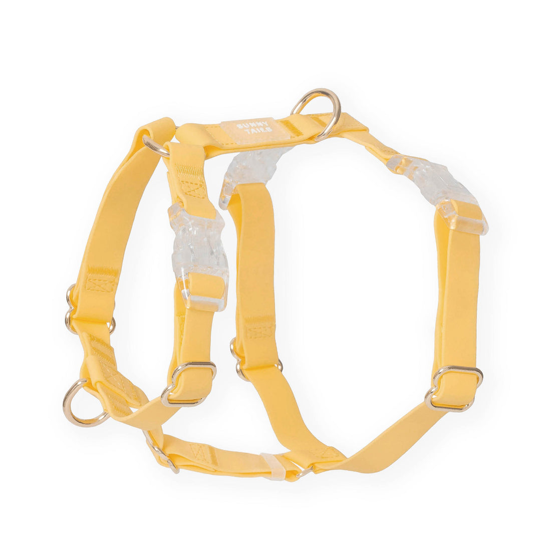 Dandelion Yellow Cloud Lite Dog Harness Waterproof Dog Harness No Pull Front Attachment Available in 3 Sizes SUNNY TAILS