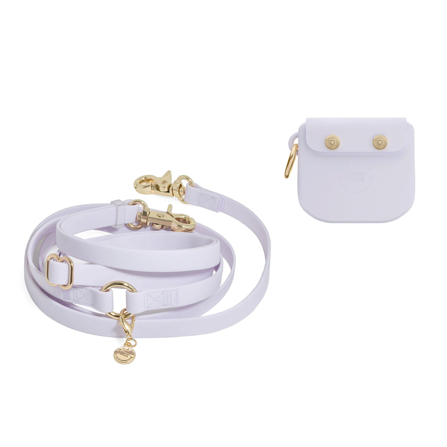 Treat Pouch & 4-in-1 Convertible Hands Free Cloud Dog Leash