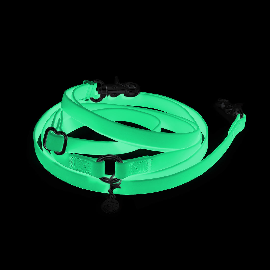 Lunar Glow Convertible Hands Free Cloud Dog Leash Multifunctional Glow in the Dark and Lightweight