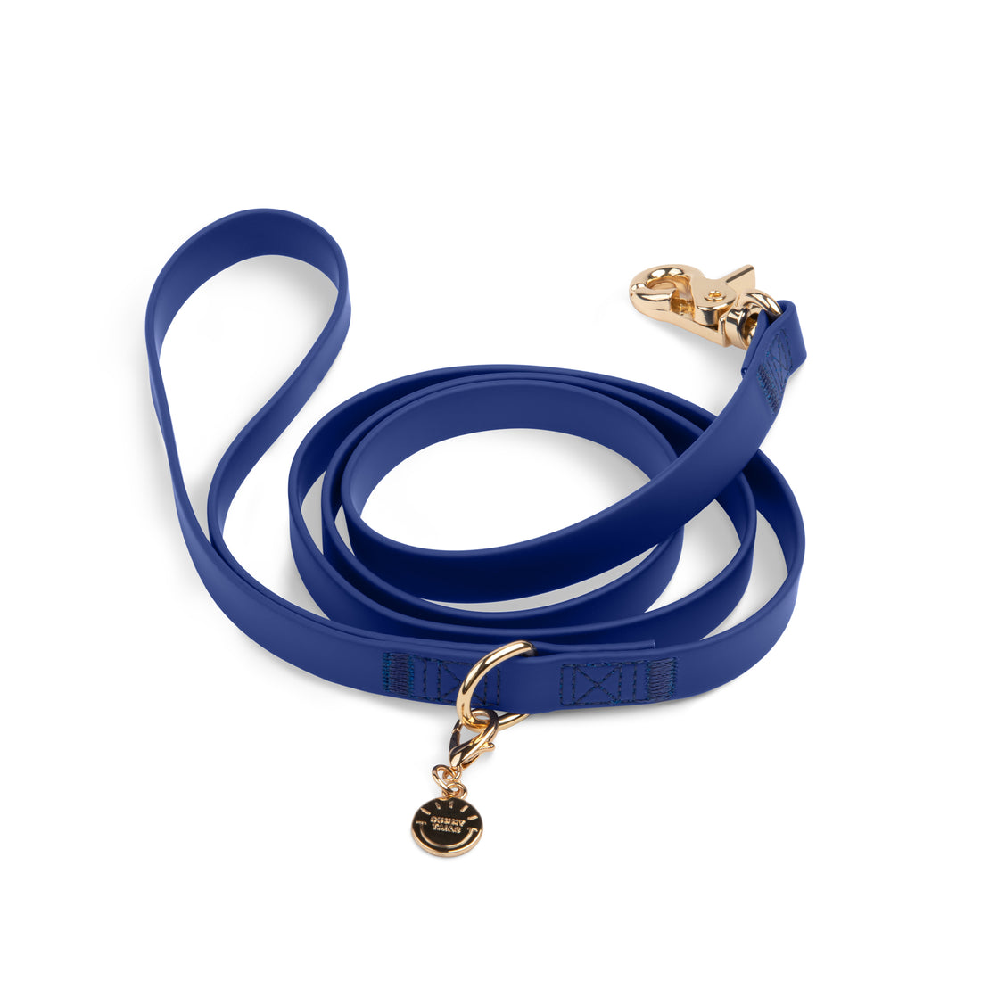 Signature Navy Waterproof Cloud Dog Leash | Dark Blue Lightweight PVC Leash | Odor Proof, Stink Proof, and Durable | Available in 3 Lengths 