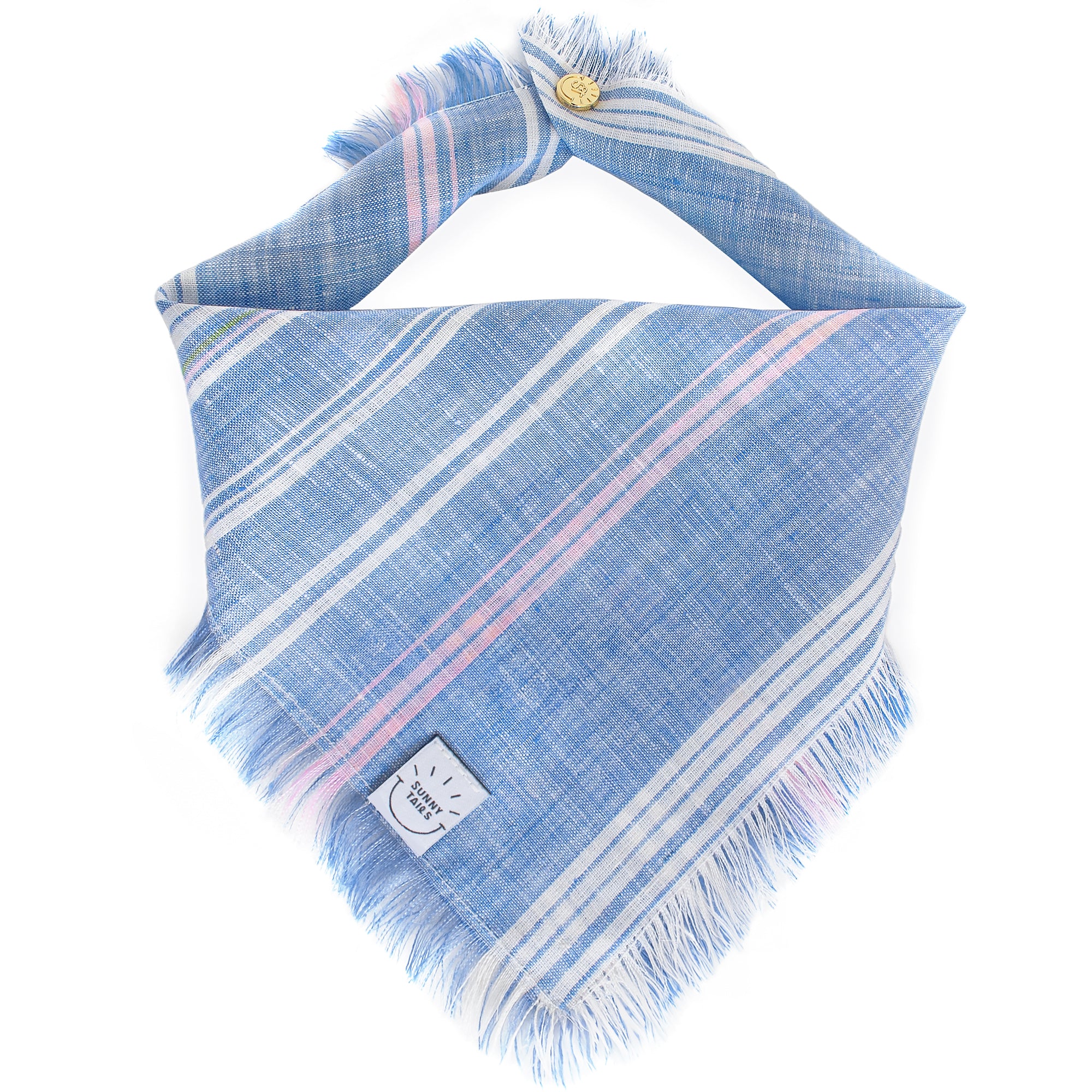Summer Bliss Frayed Dog Bandana - SUNNY TAILS